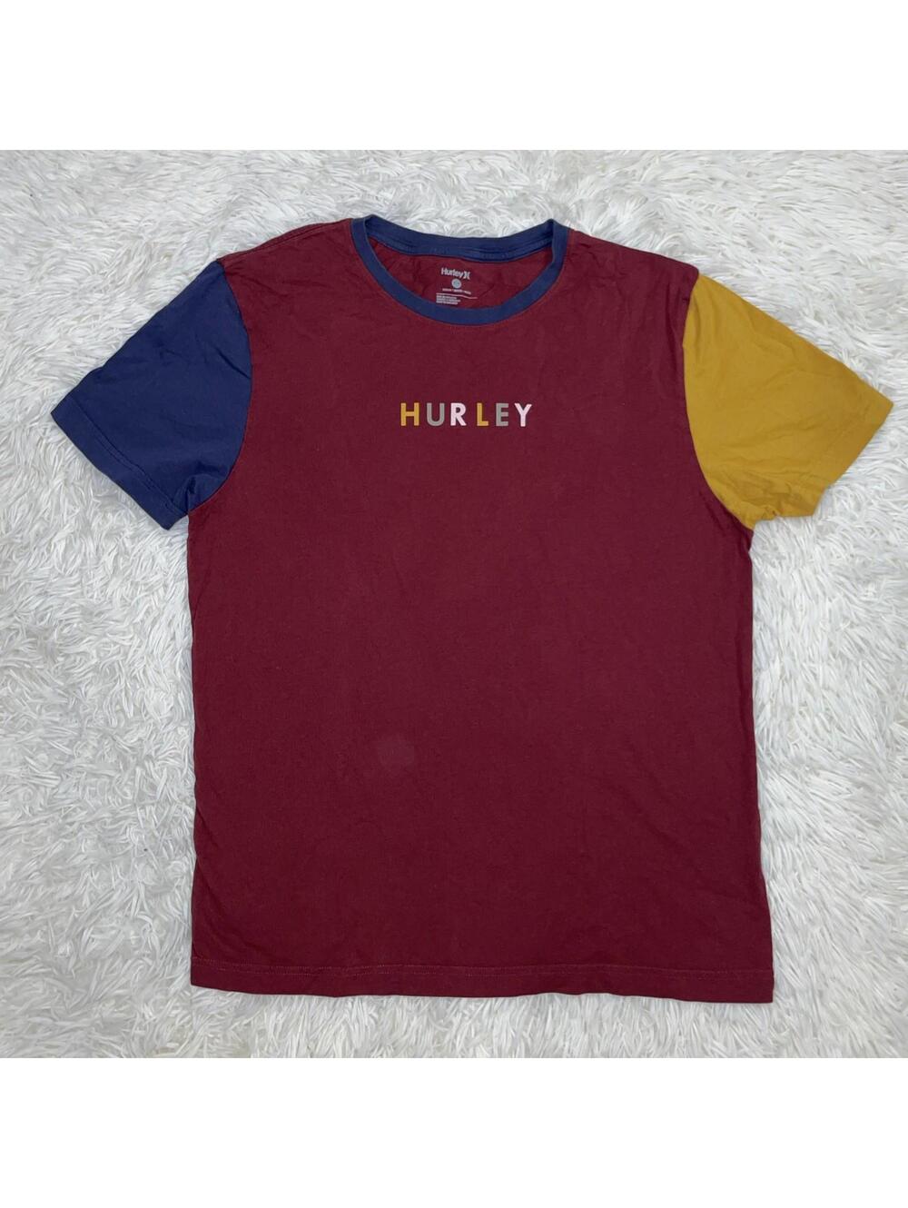 Hurley Men's One and Only Graphic Logo Short Sleeve Tee T-Shirt Sz M